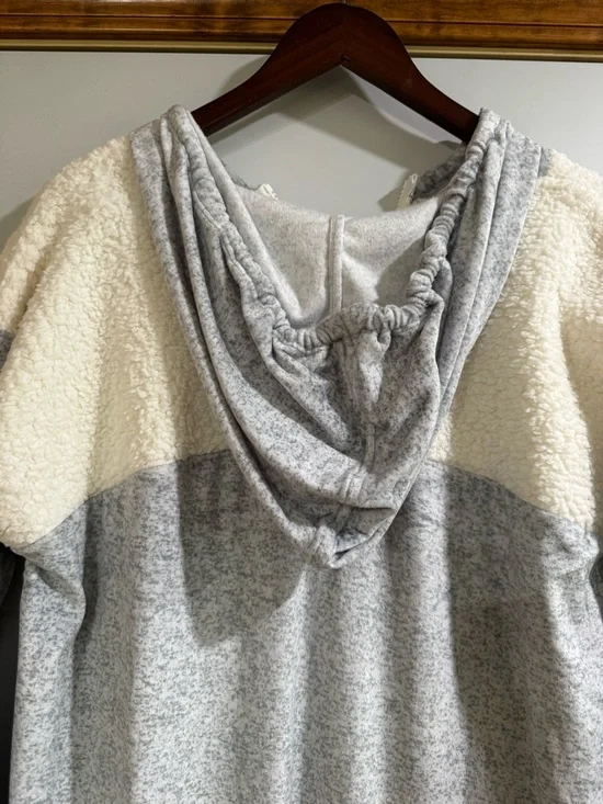 Cuddl Duds Medium Cozy Hooded Lounge Dress NWOT Ultra Soft Buttery Feel - Picture 7 of 9